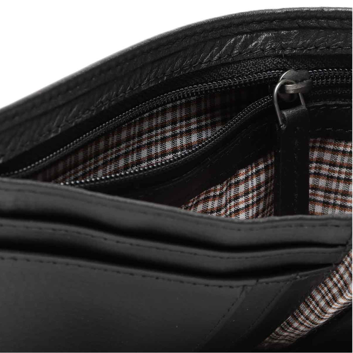 <p>BUSBY THATCHER TAB BILLFOLD WALLET WITH COIN POCKET & BACK INSIDE ZIP</p> - Image 6
