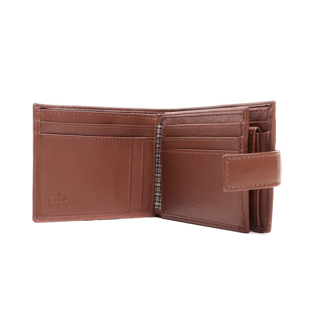 <p>BUSBY THATCHER TAB BILLFOLD WALLET WITH COIN POCKET & BACK INSIDE ZIP</p> - Image 5