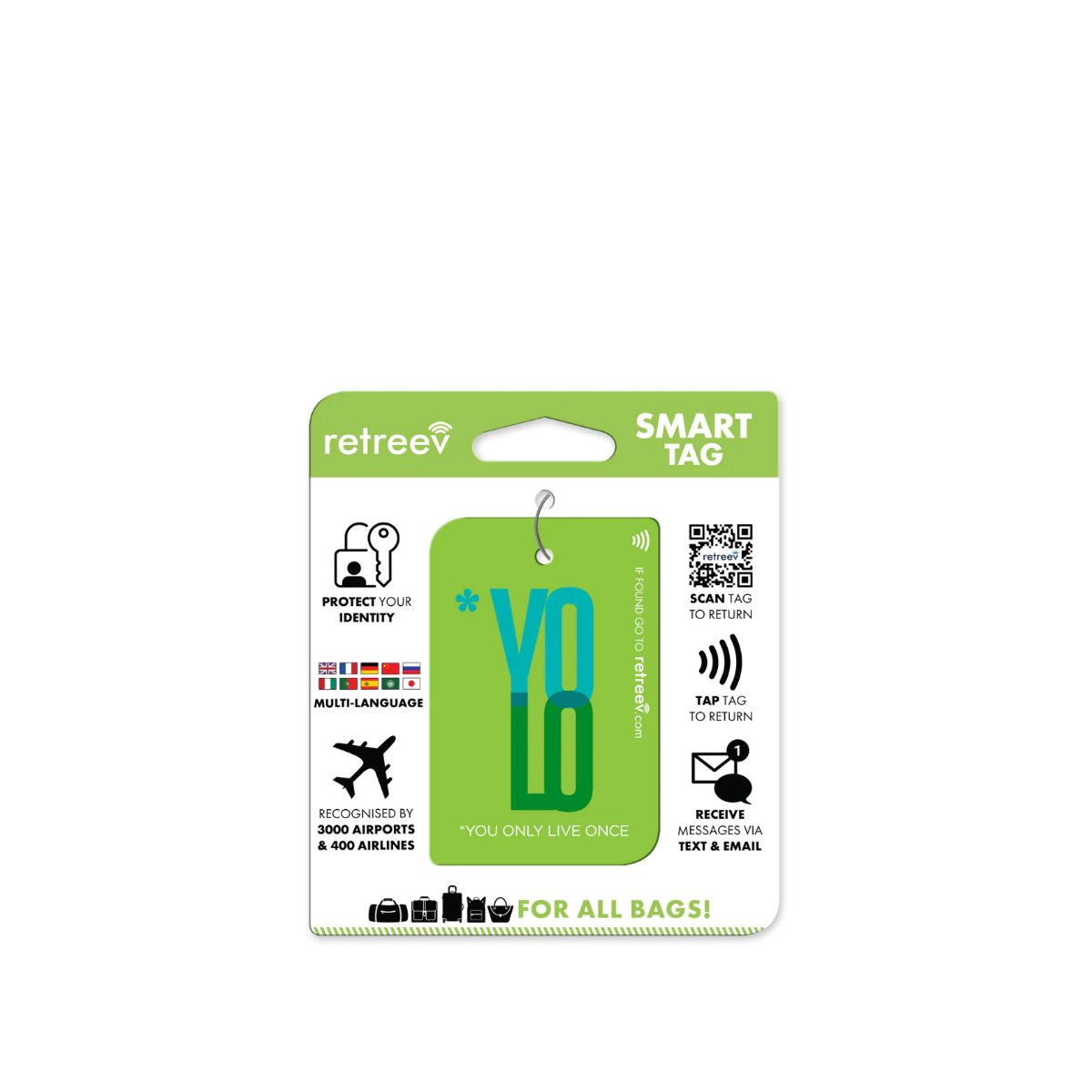 RETREEV YOLO LUGGAGE SMART TAG - Image 3