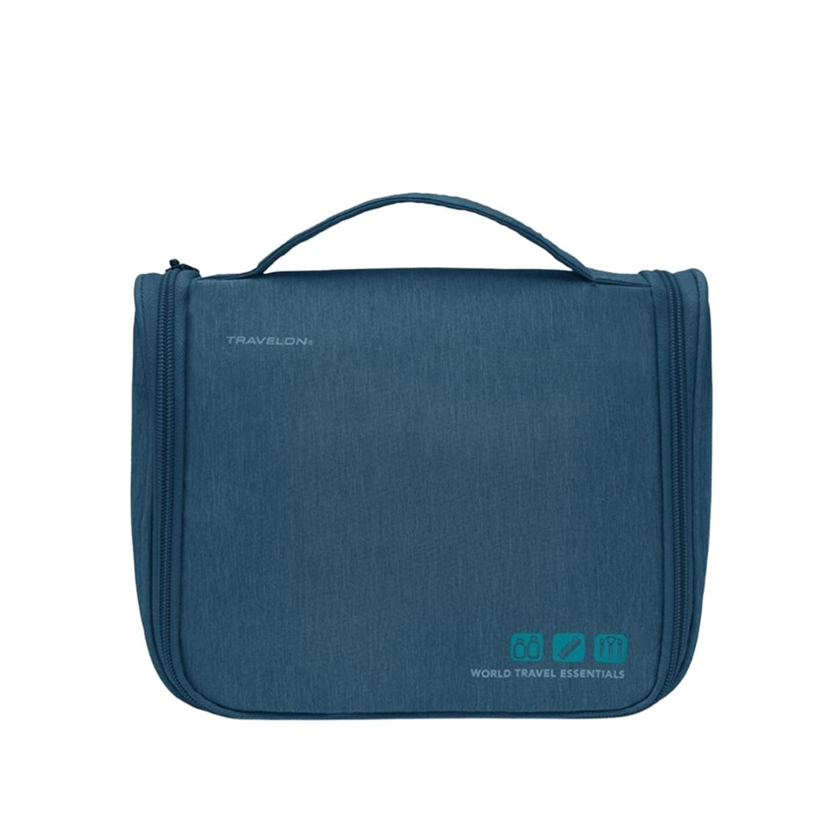 TRAVELON WORLD TRAVEL ESSENTIALS HANGING TOILETRY KIT