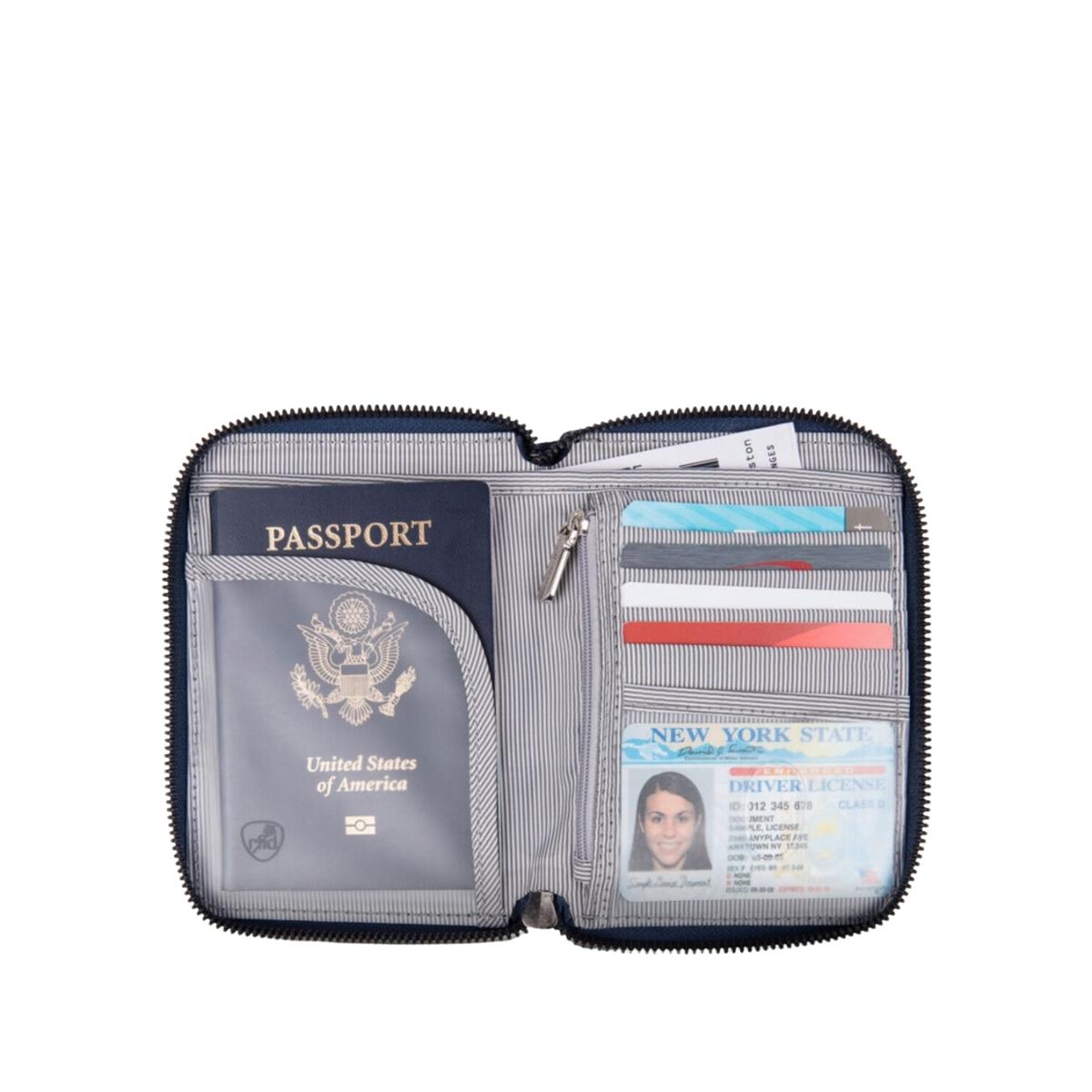 TRAVELON RFID BLOCKING PASSWORD ZIP WALLET - Image 3