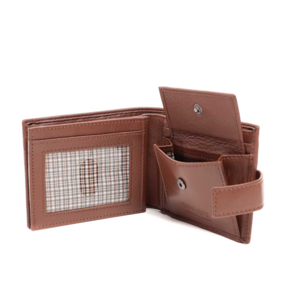 BUSBY THATCHER TAB BILLFOLD WALLET WITH COIN POCKET