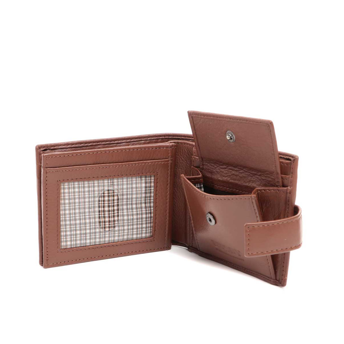 <p>BUSBY THATCHER TAB BILLFOLD WALLET WITH COIN POCKET & BACK INSIDE ZIP</p>