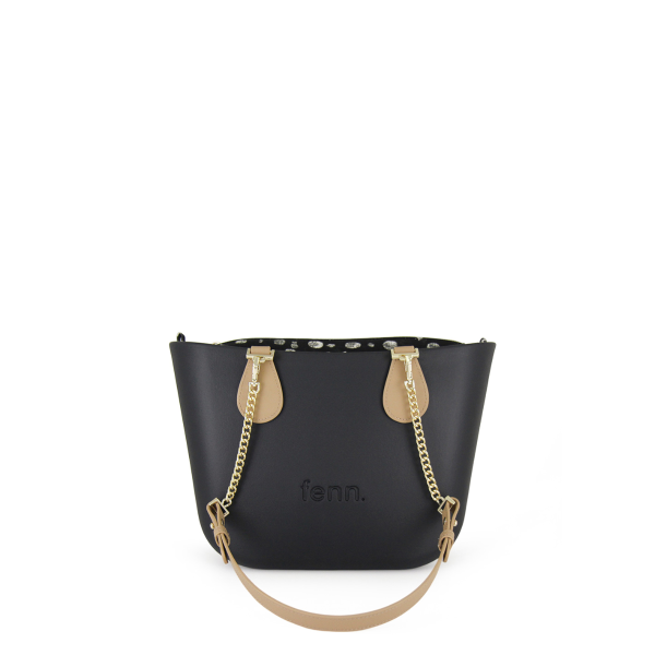 FENN COLLECTION PETITE TOTE SHIMMER CHAIN STRAP