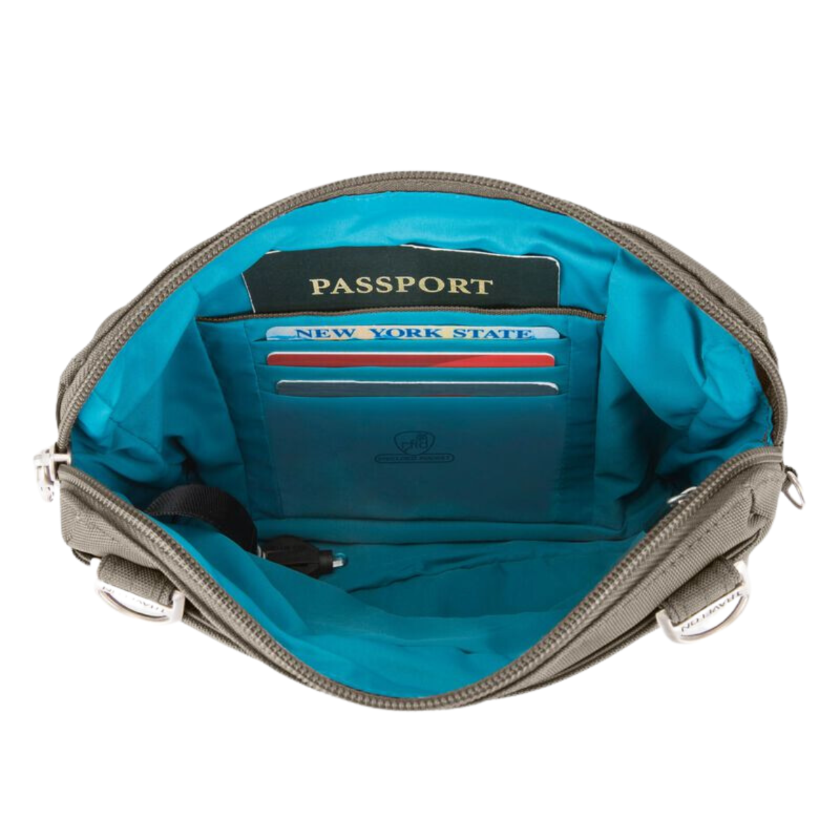 <p>TRAVELON CLASSIC ANTI THEFT CONVERTIBLE CROSSBODY & WAIST PACK</p> - Image 3