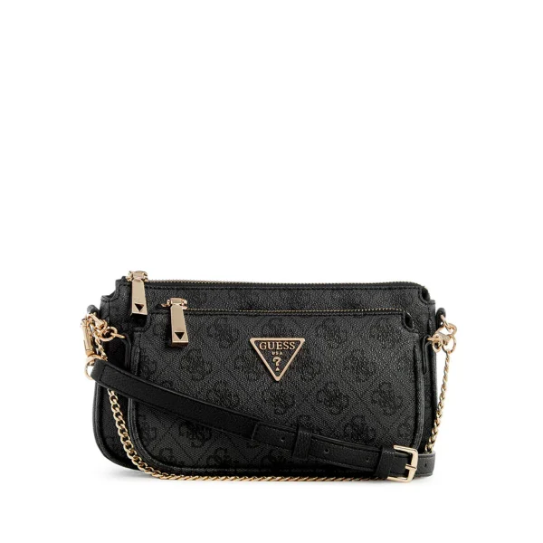 GUESS NOELLE DOUBLE POUCH PRINT CROSSBODY