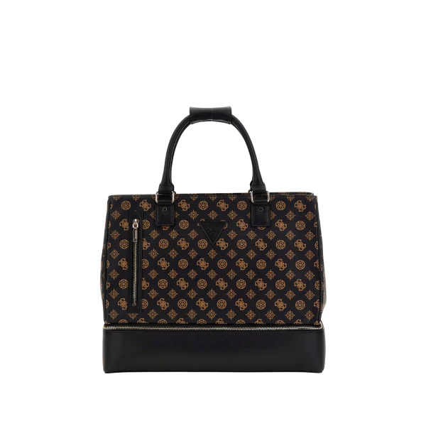 GUESS WILDER ZIP BOTTOM SHOPPER TOTE