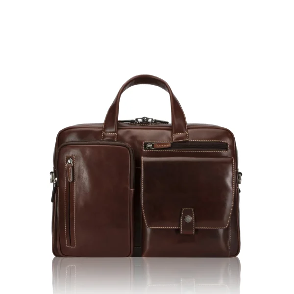 J&H MONTANA LRG 15" BRIEFCASE