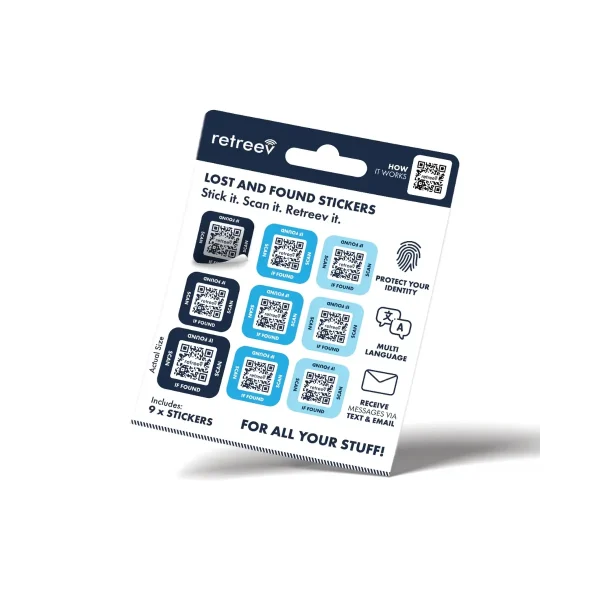 RETREEV SMART TAG STICKERS